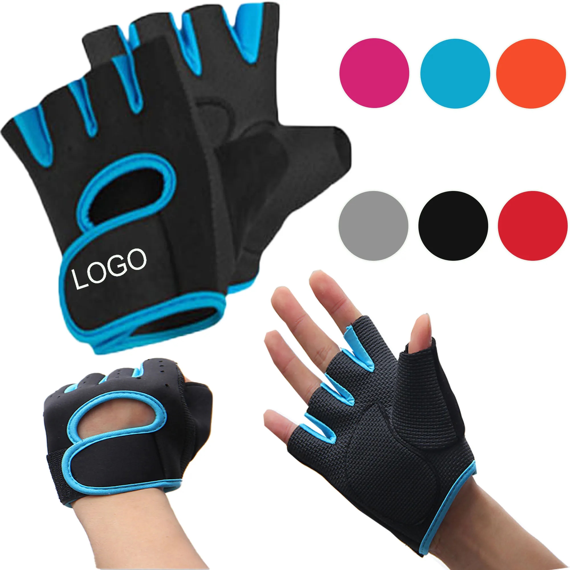Spot Half Finger Cycling Sport Gloves