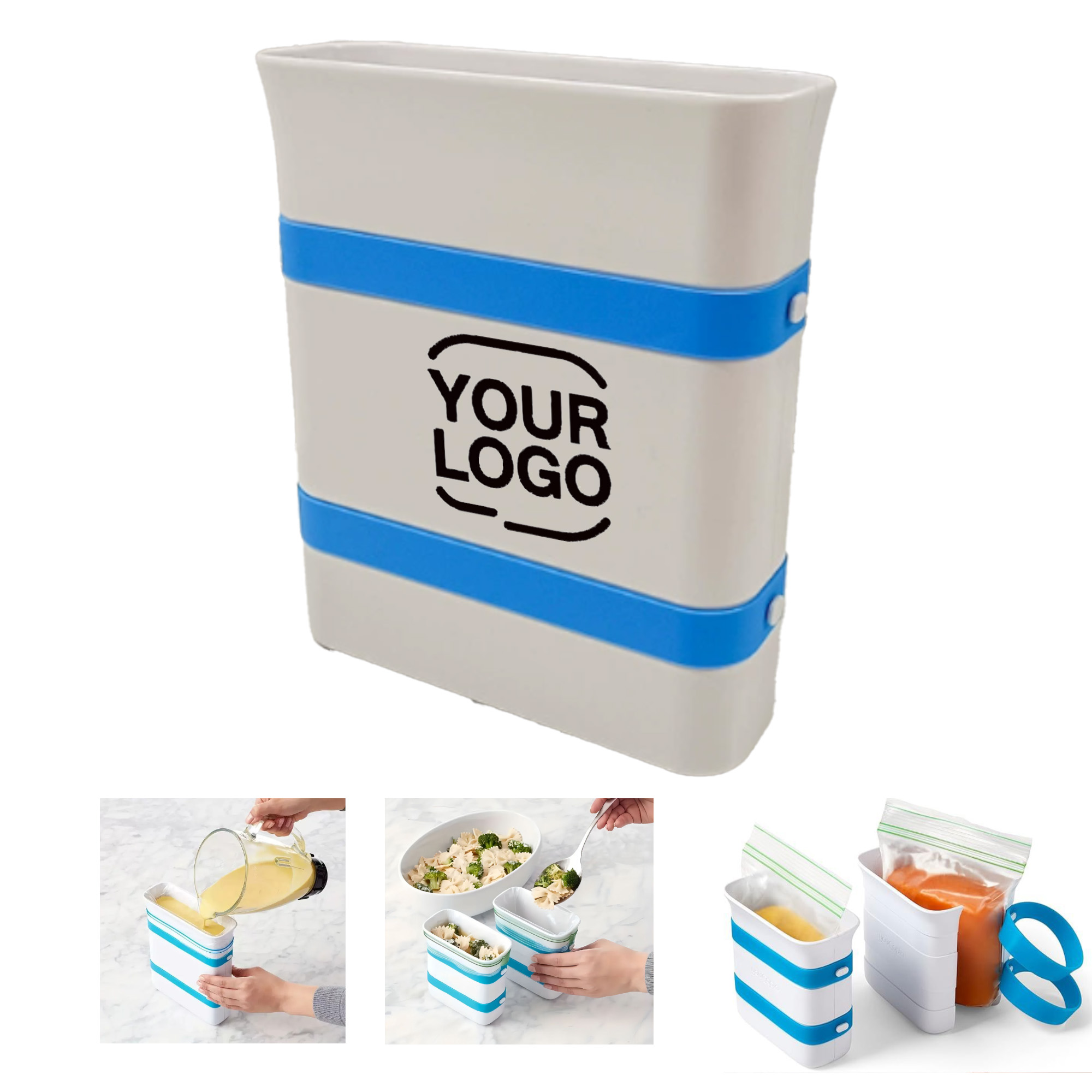 ABS Freezer Food Block Maker 2