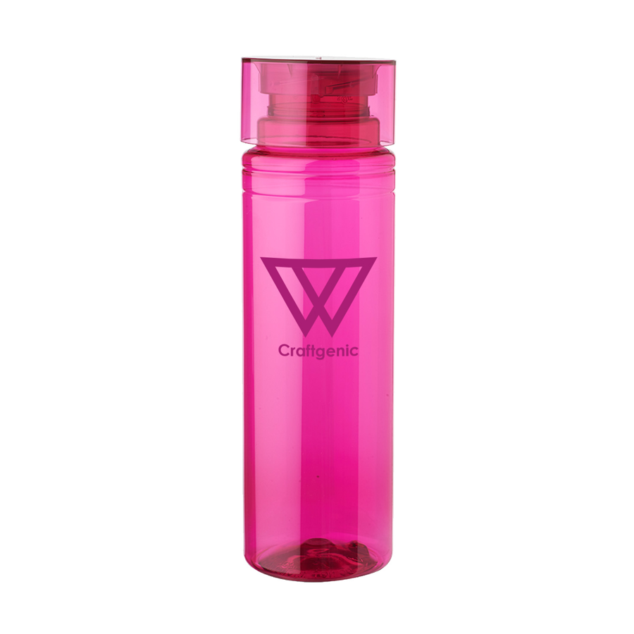 Cylindrical Plastic Water Bottles Single Wall  30 oz. 10