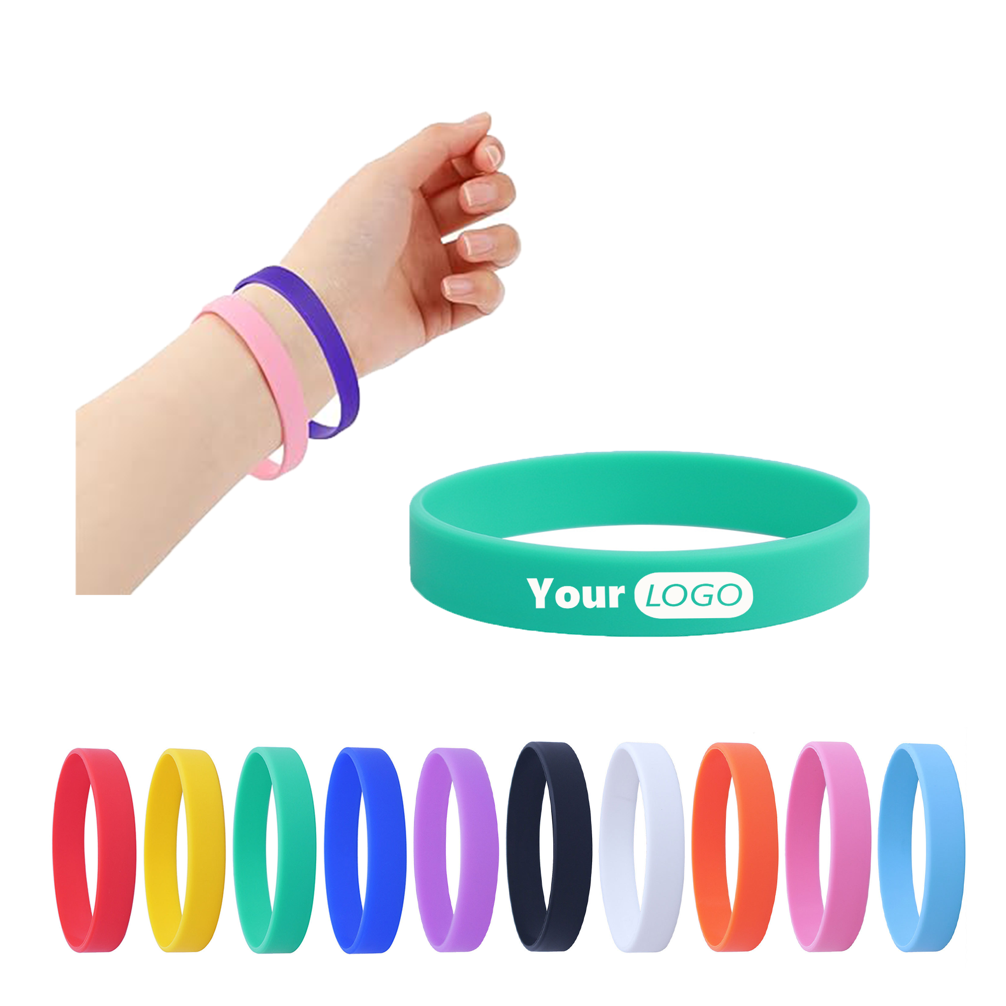 Silicone Wrist Strap MOQ 50 2