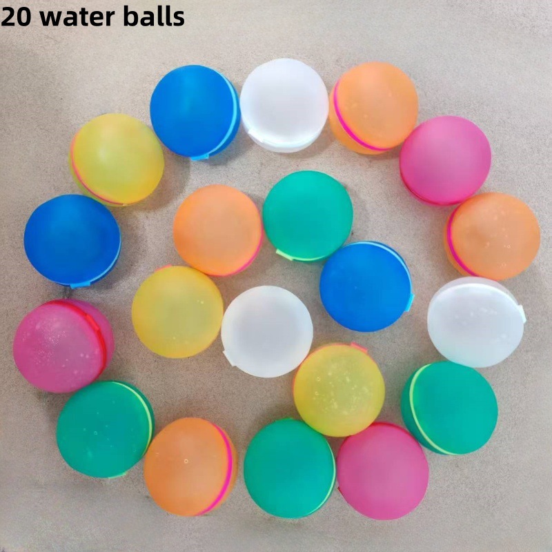 Reusable silicone magnetic decompression water balloons 1
