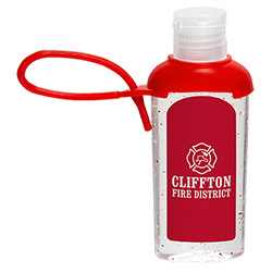 Caddy Strap 2 oz Hand Sanitizer 25