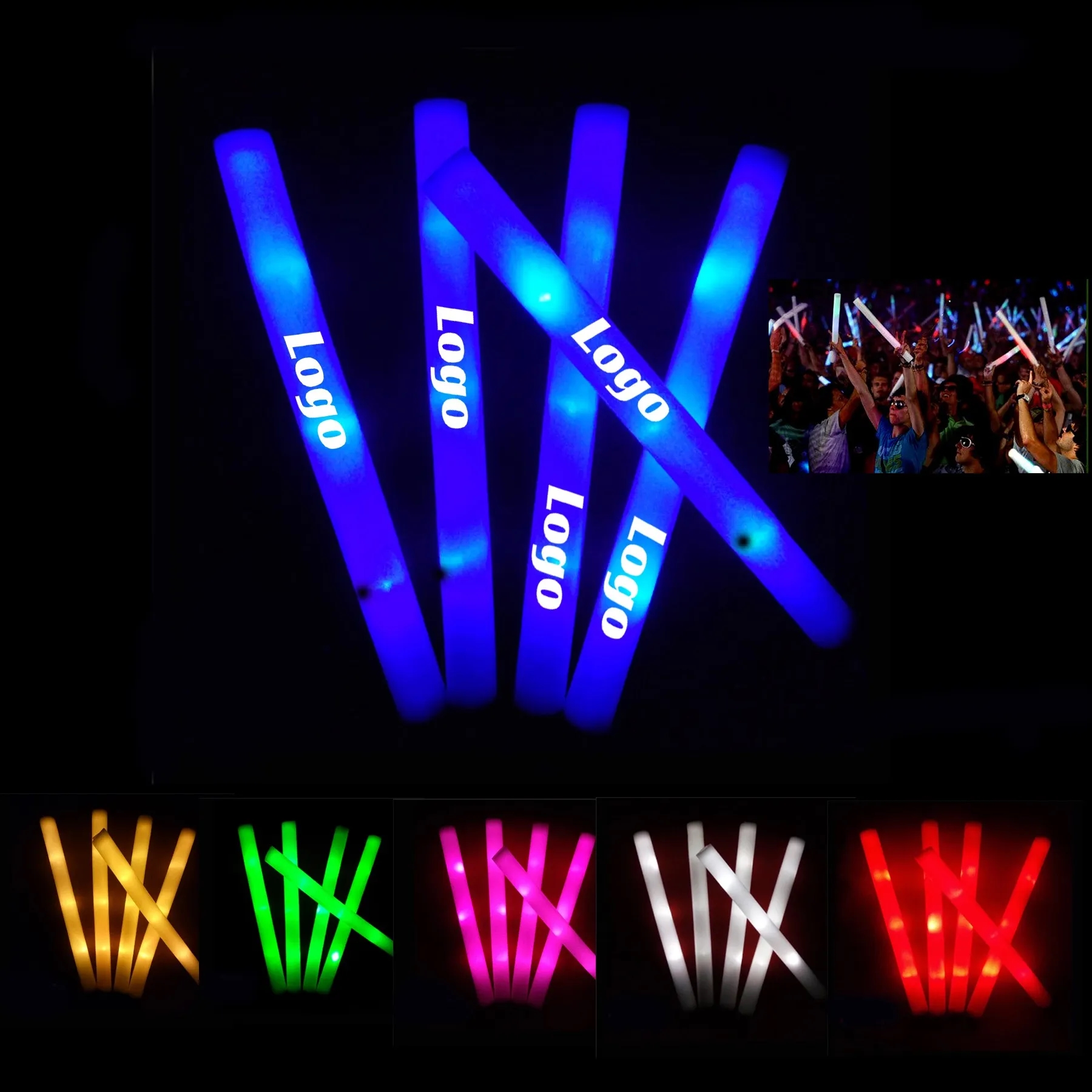 19" LED Foam Cheer Stick 3