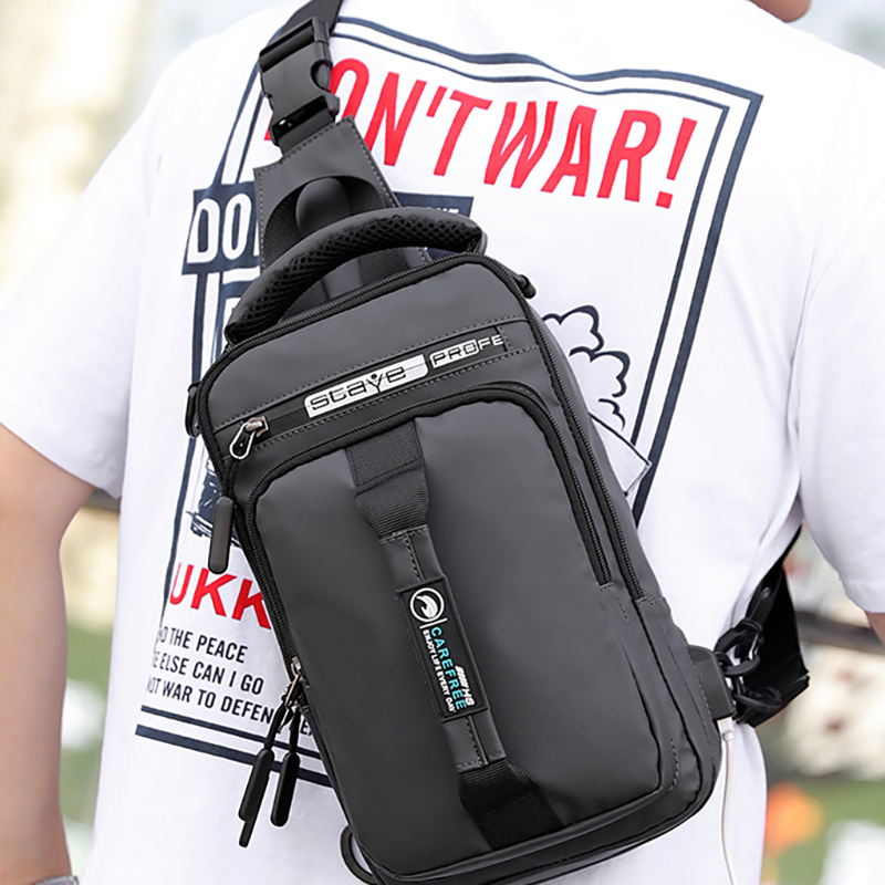 Sling Backpack with Detachable Strap and USB Port 7