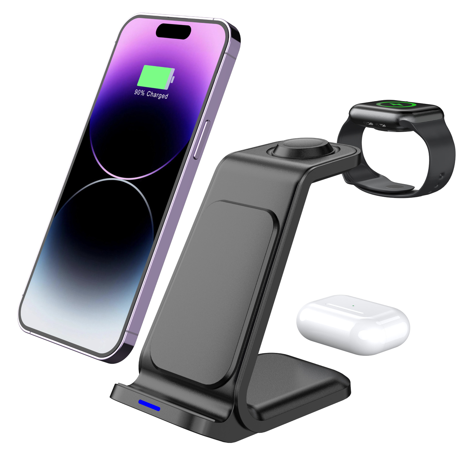 3 in 1 Wireless Charging Station, 15W 3