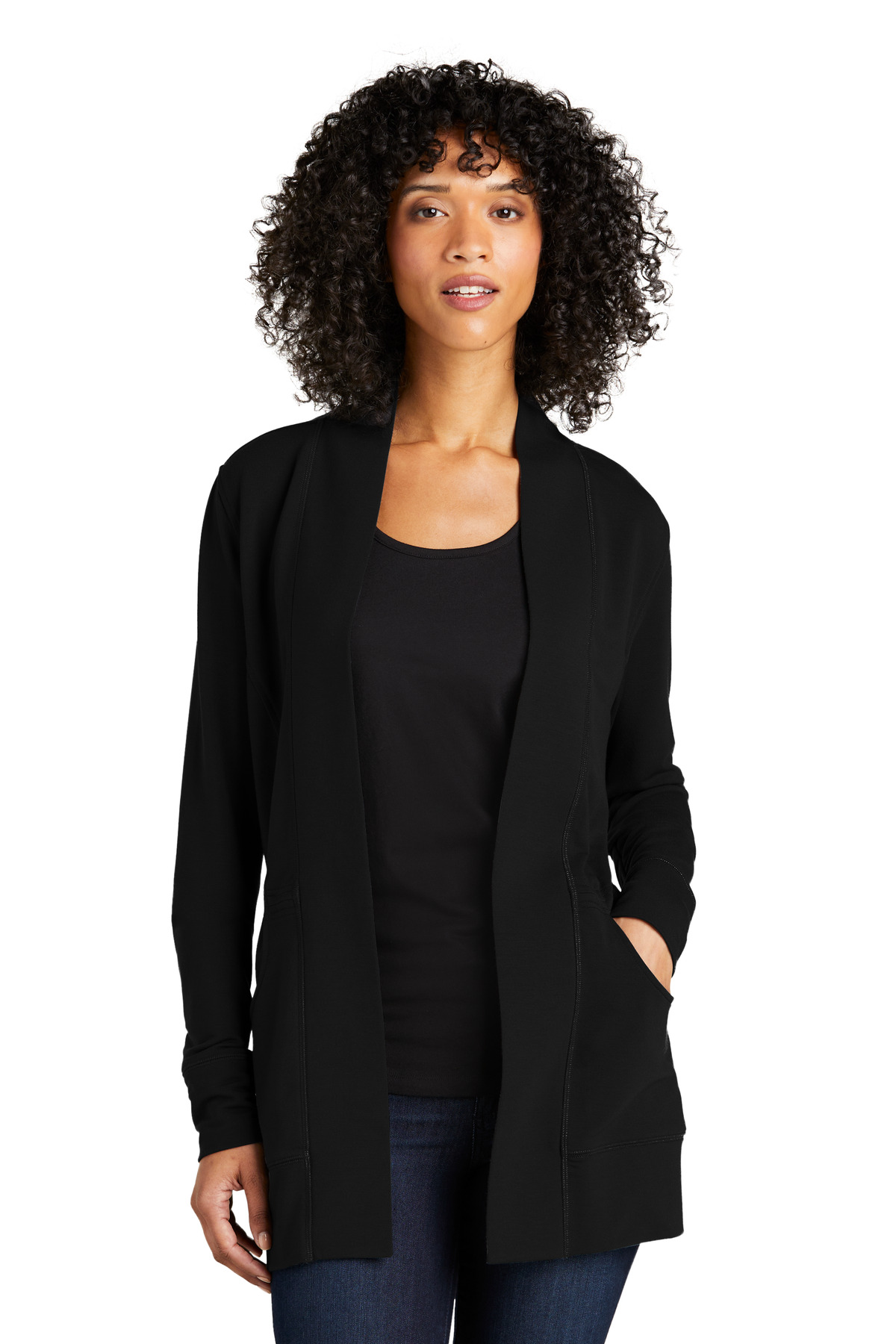 Port Authority Women's Microterry Cardigan LK825 16