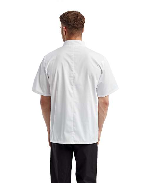 Unisex Short Sleeve Recycled Chef Coat - RP656 16