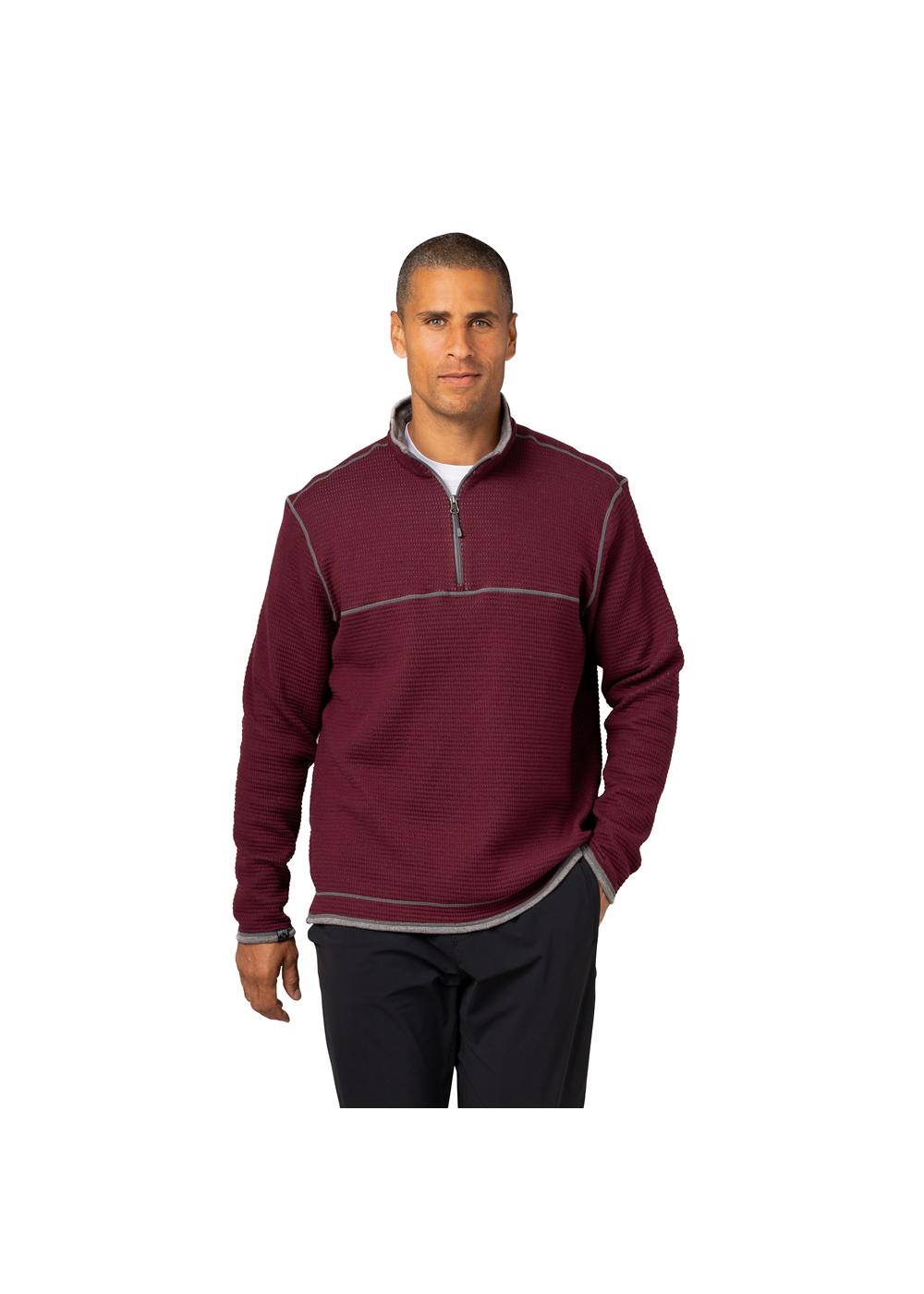 Storm Creek Men's Maverick Waffle Knit Quarter Zip 17