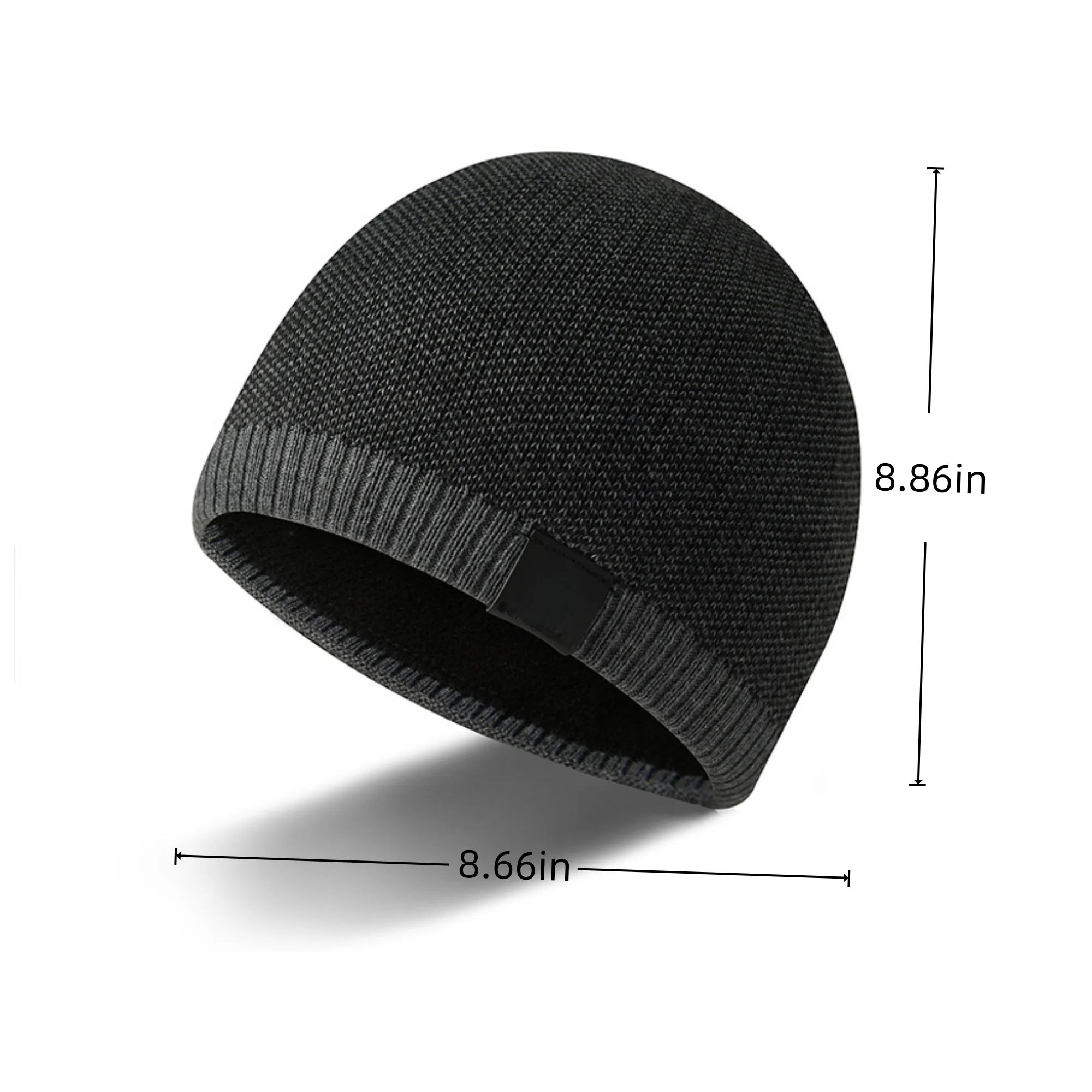 Autumn Winter Warm Fashionable Casual Knitted Dome Beanie 3