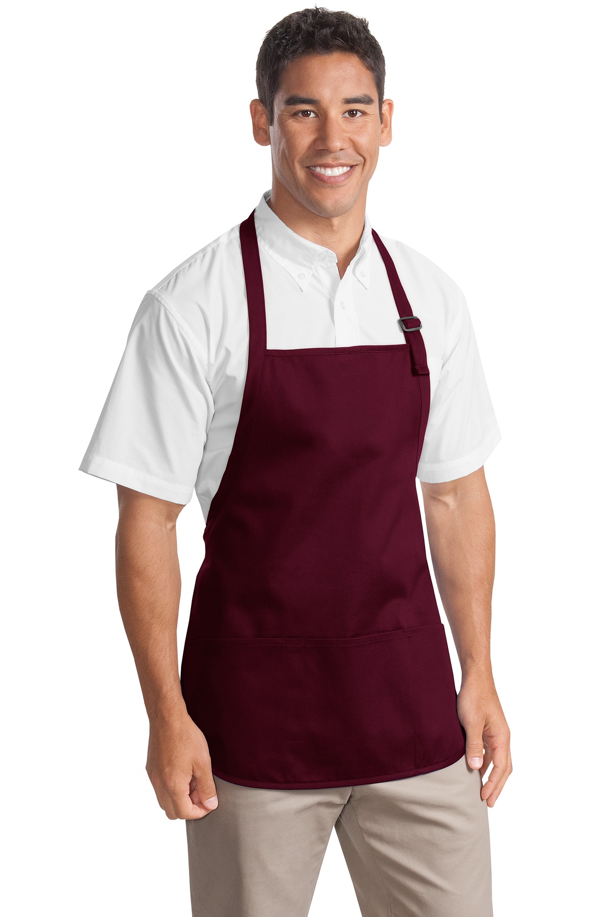 Port Authority Medium-Length Apron with Pouch Pockets. A510 20