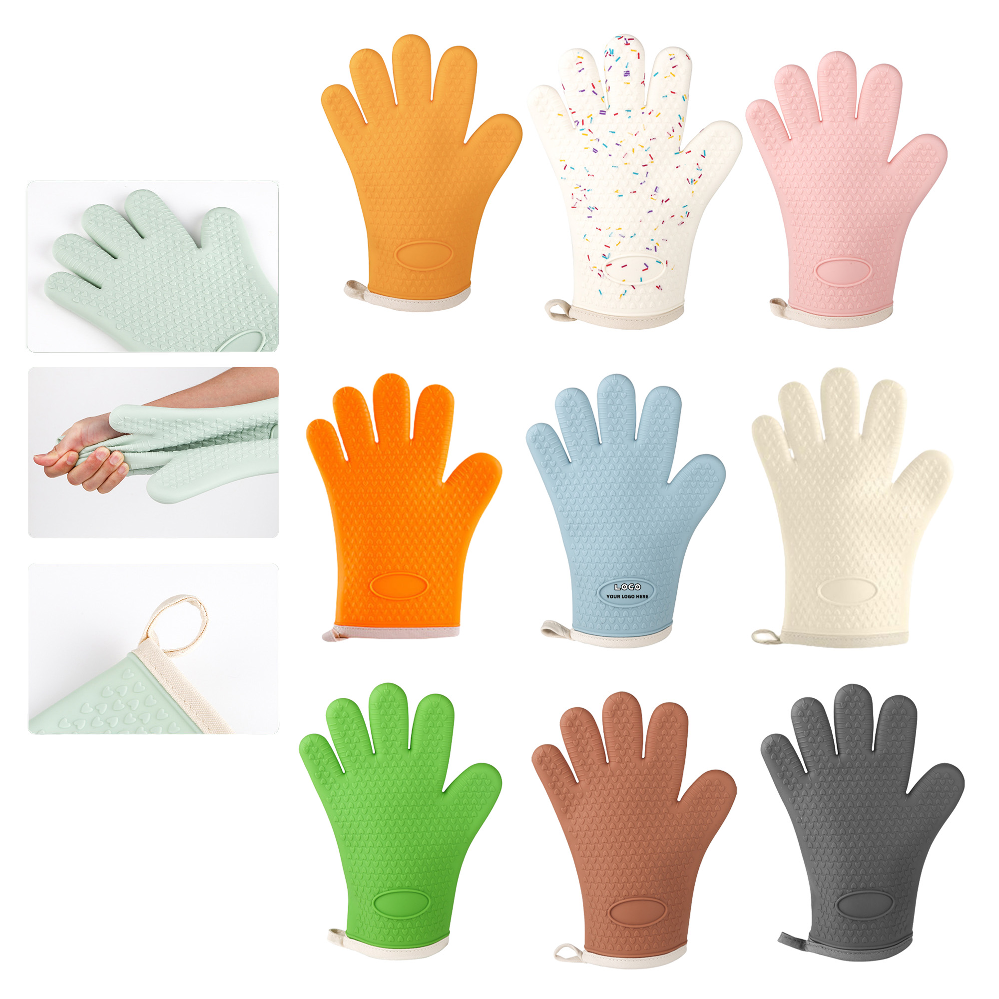 SafeFlex Silicone Oven Mitt 2
