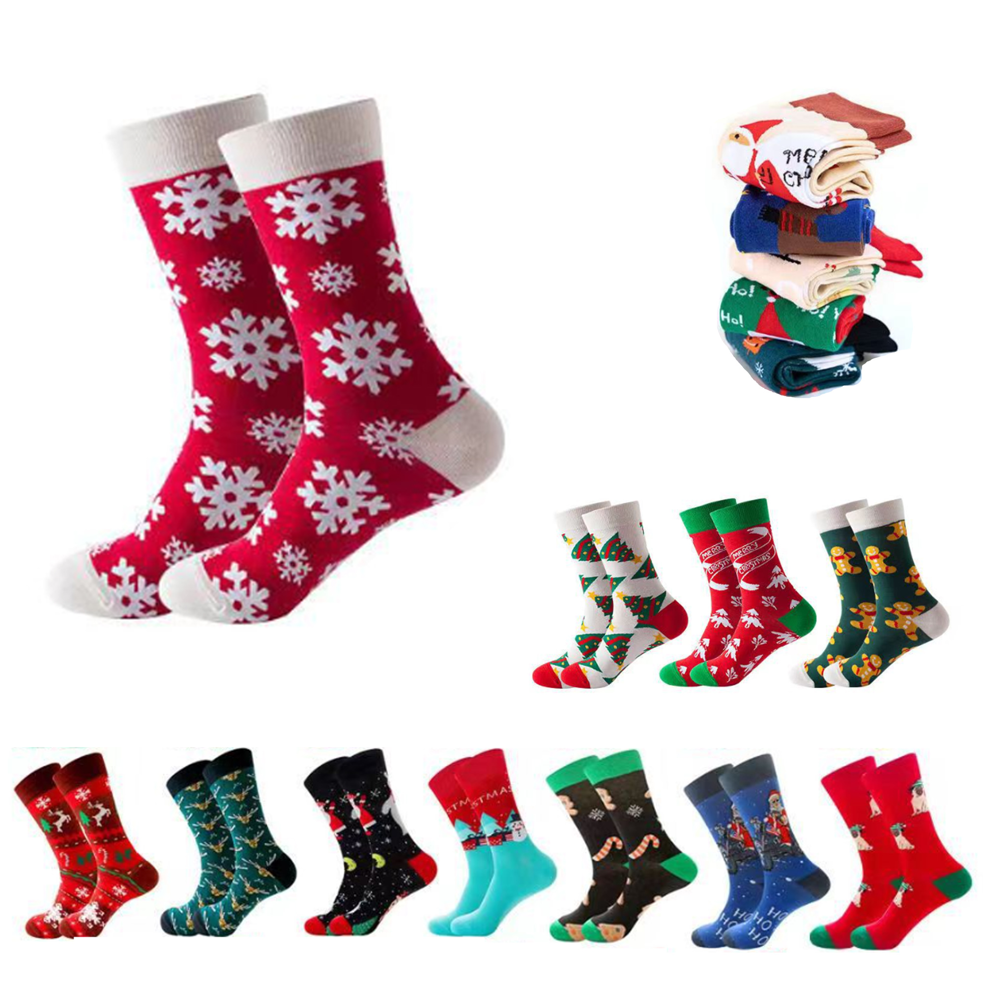 Custom Christmas Snowman Socks For Holidays 1