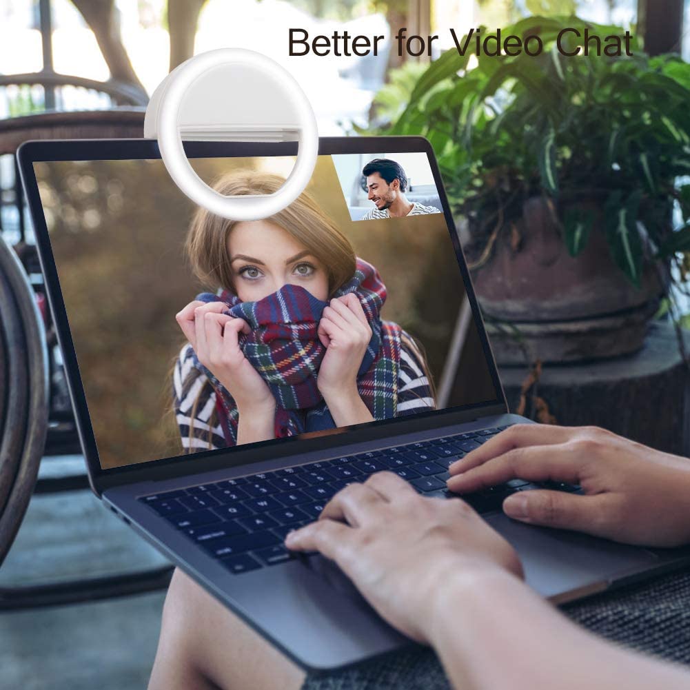Clip On Ring Light For Selfie And Zoom Video Conference 5