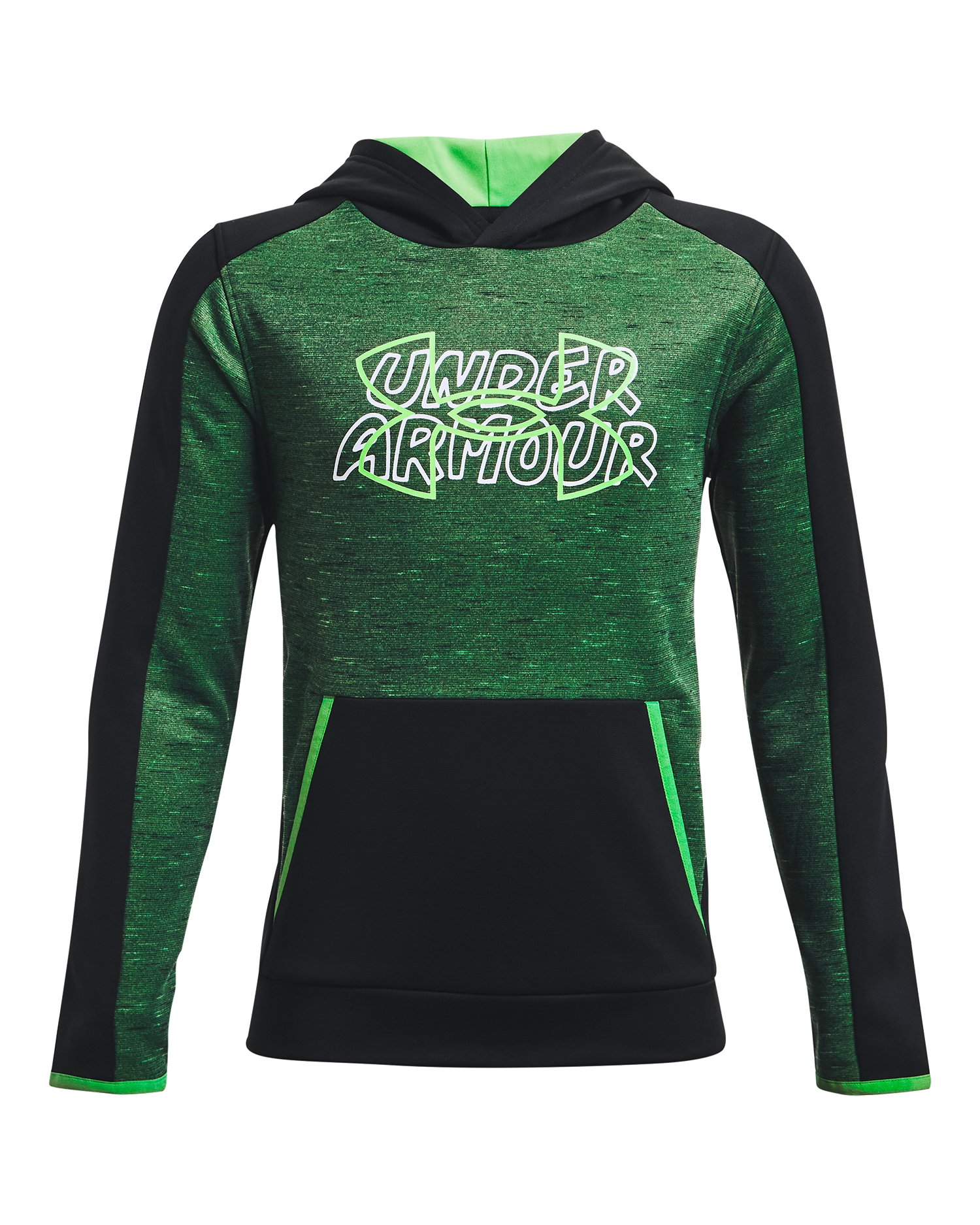 Boys' Armour Fleece Wordmark Hoodie 4