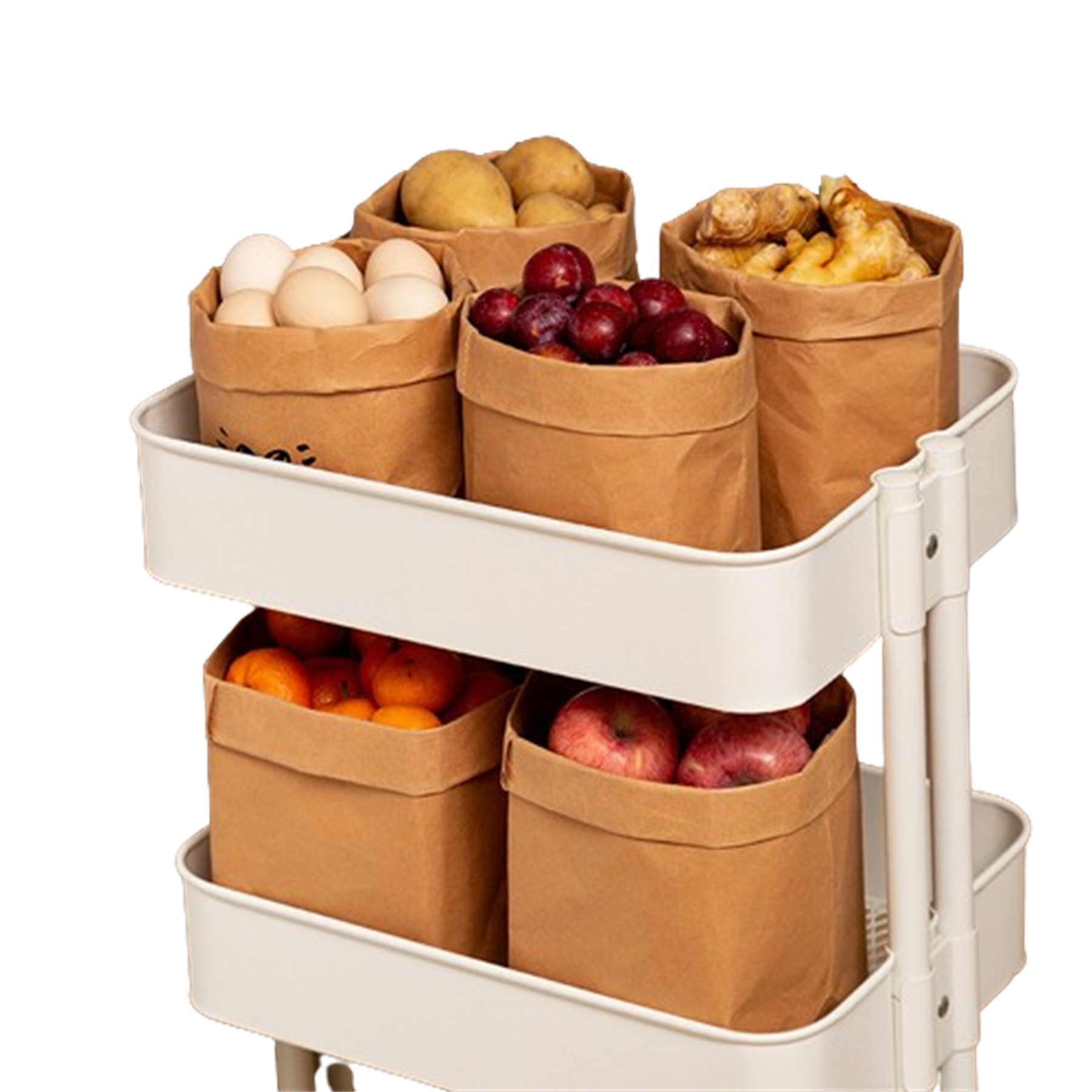 Washable Kraft Paper Thickness Grocery Bag 3