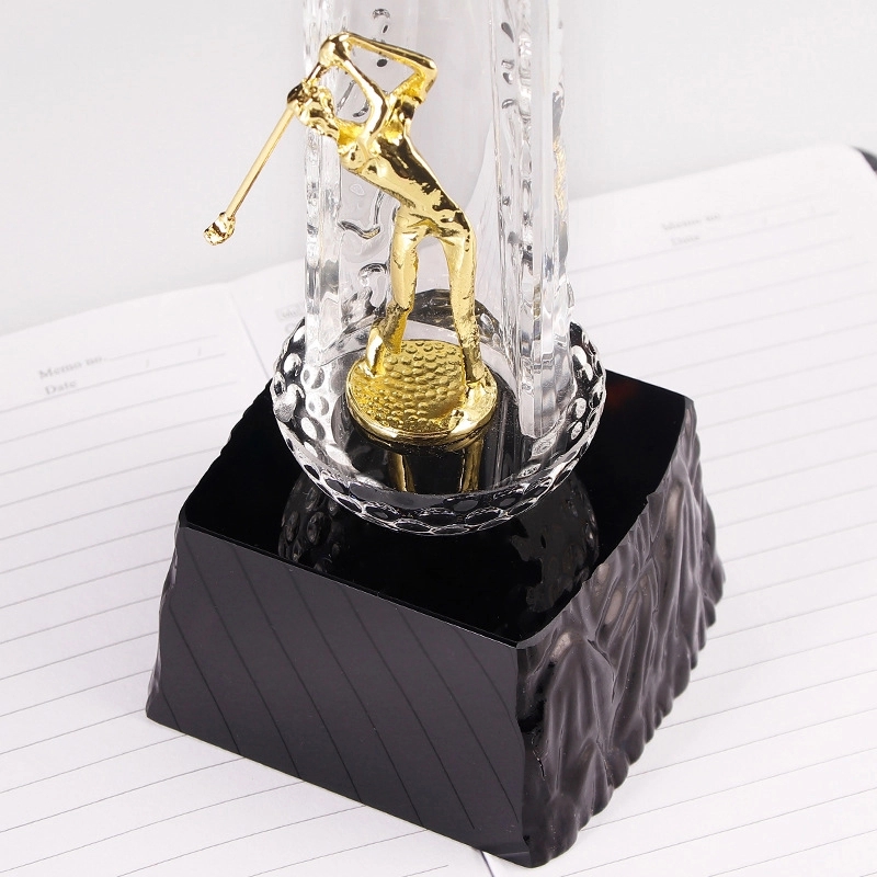 Crystal & Gold Golf Award 5