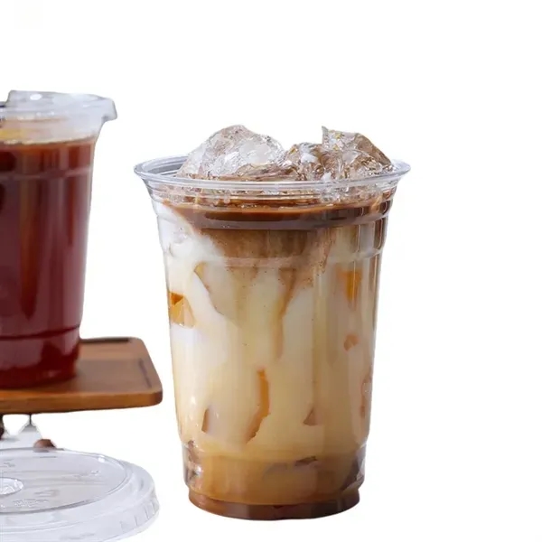 16oz. Biodegradable Clear Cup - Thickened PLA Material 1