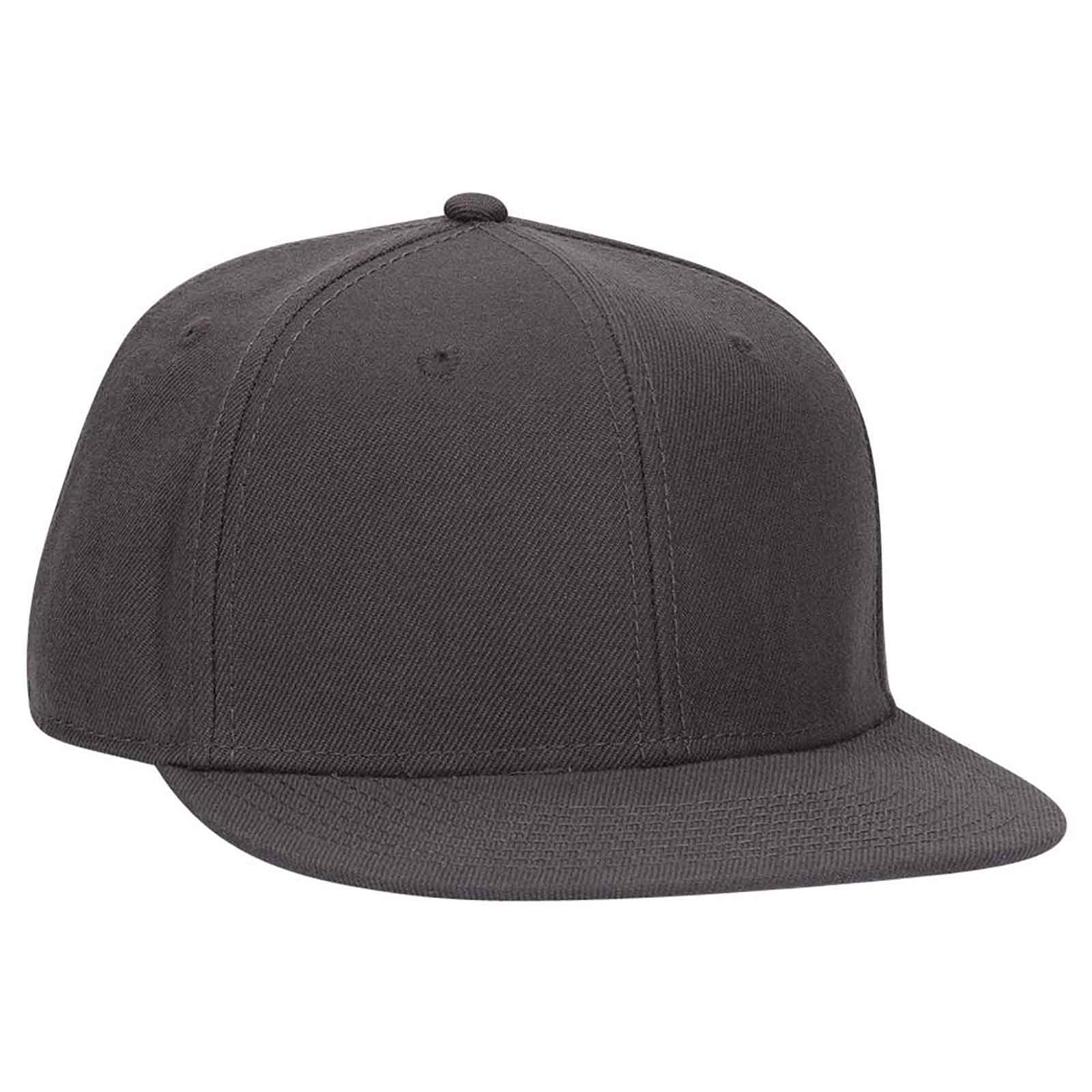 OTTO CAP "OTTO FIT" 6 Panel Mid Profile Flat Visor Baseball Cap