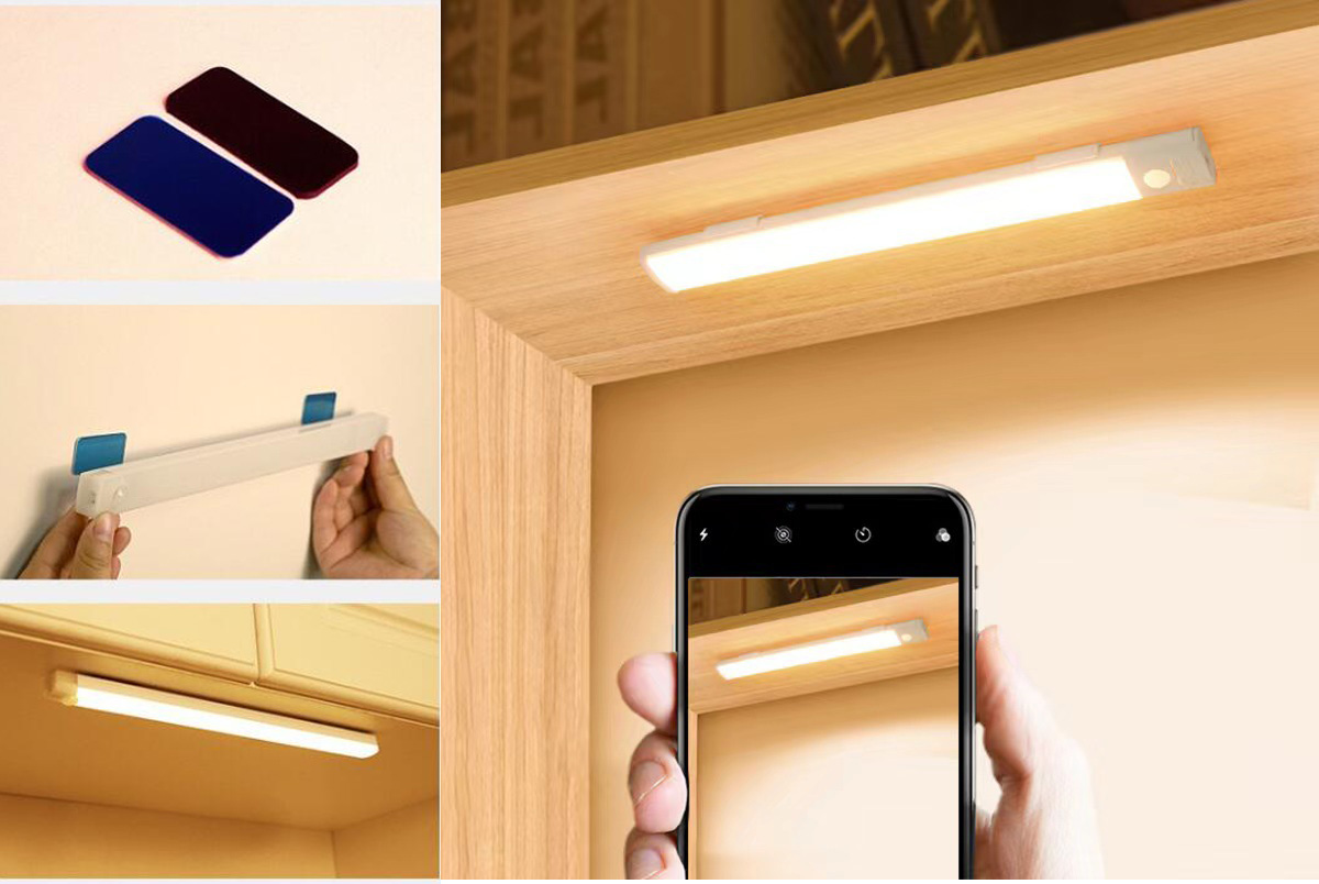 USB LED Motinon Sensor Night Lights Bar 3
