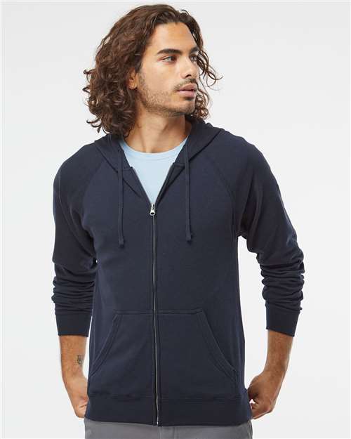 Unisex Special Blend Raglan Full-Zip Hooded Sweatshirt - PRM33SBZ 50