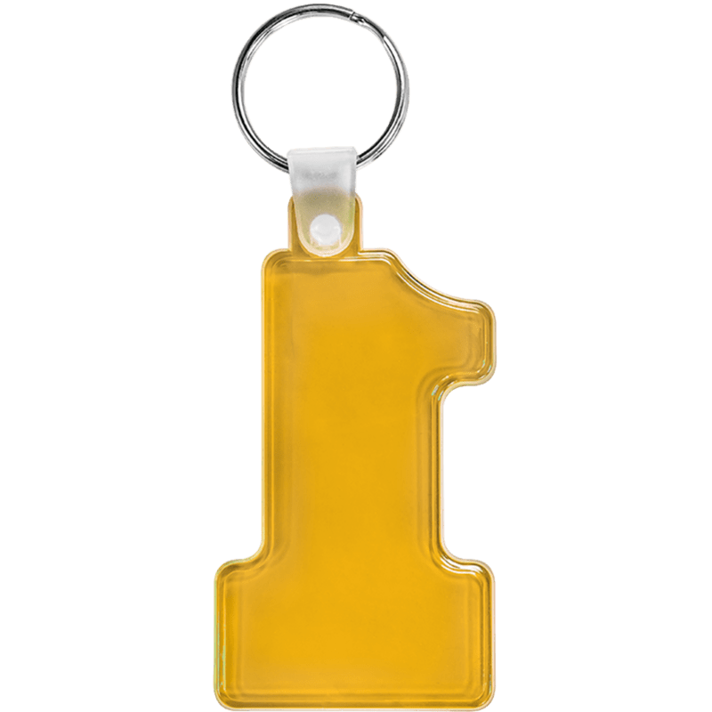 Number One Soft Plastic Keychains 15