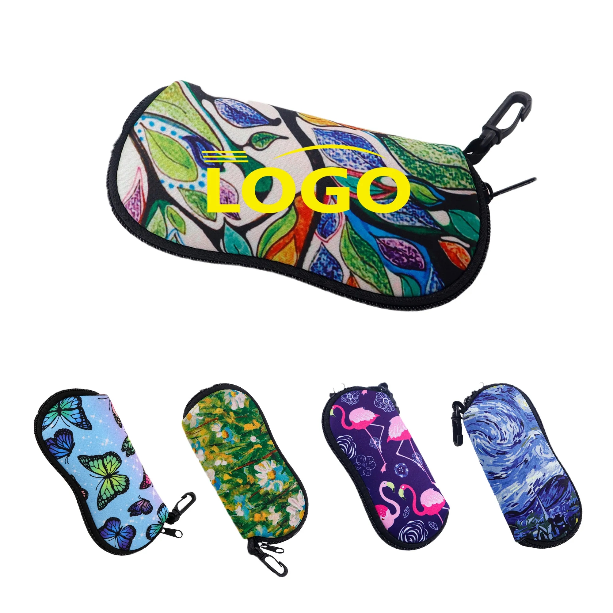 Soft Neoprene Sunglass Case Durable Portable