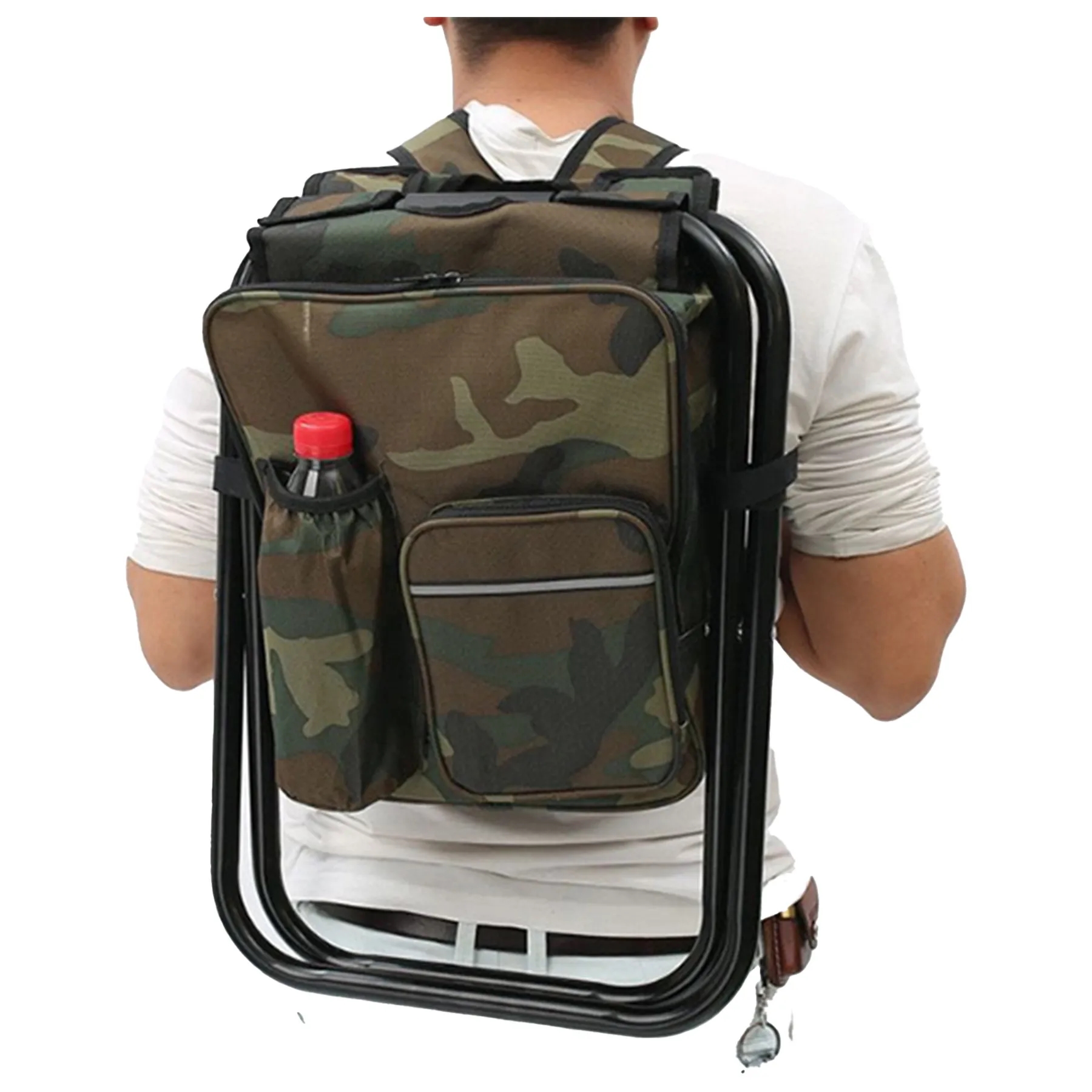 Outdoor Foldable Stool with Cool Bag 7