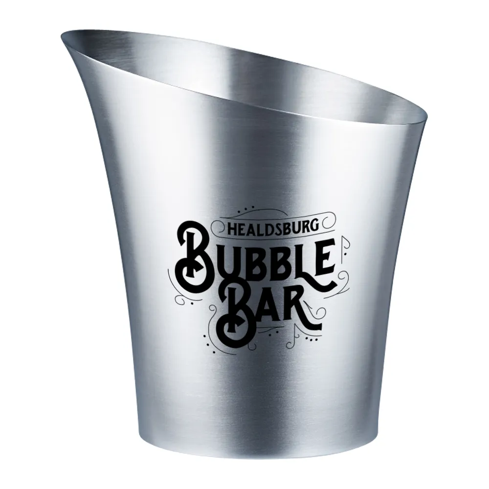 Small Flare Metal Ice Bucket 6