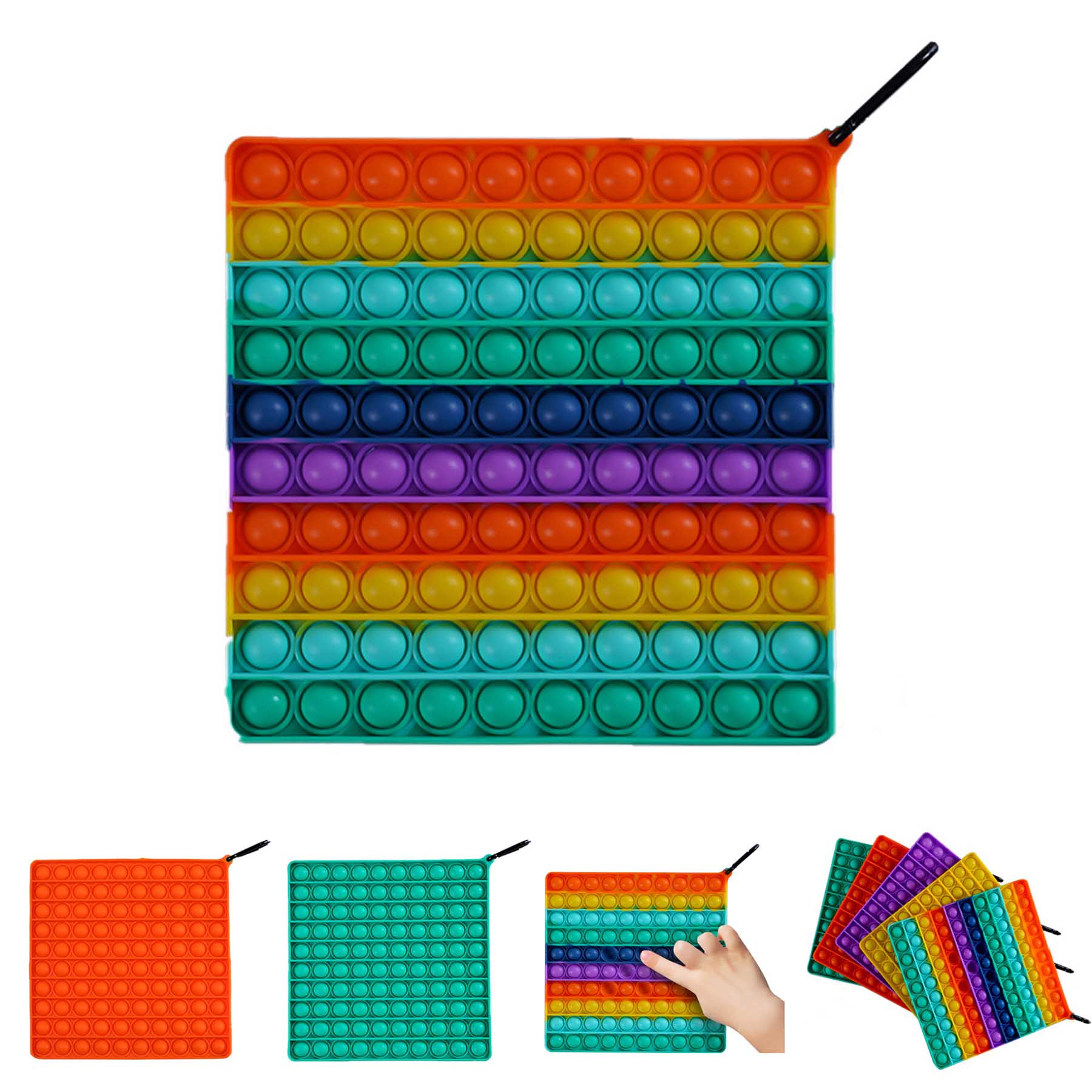 Large Silicone Bubble Press Pop Up Fidget Toys 2