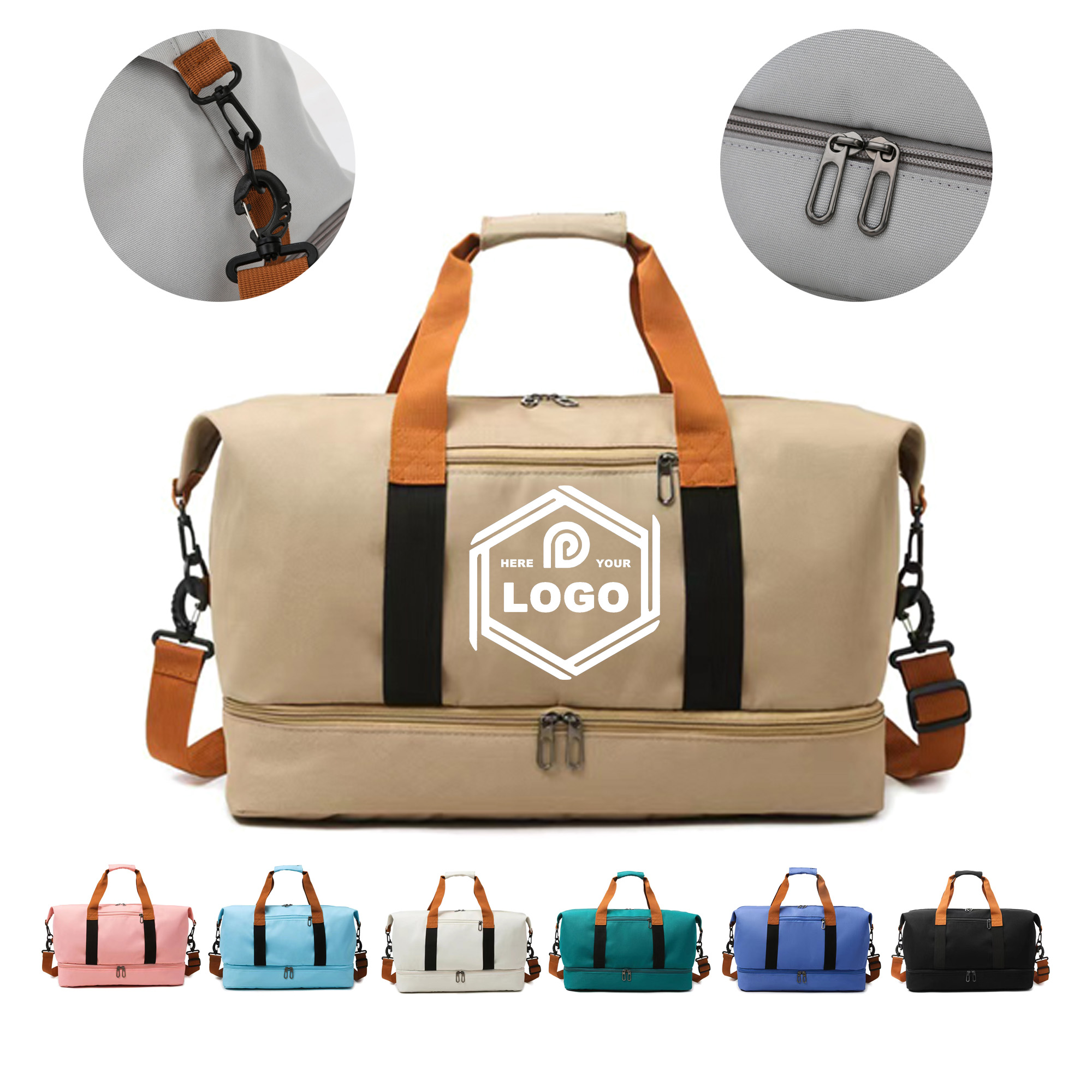 Waterproof Oxford Cloth Gym Tote Bag 1