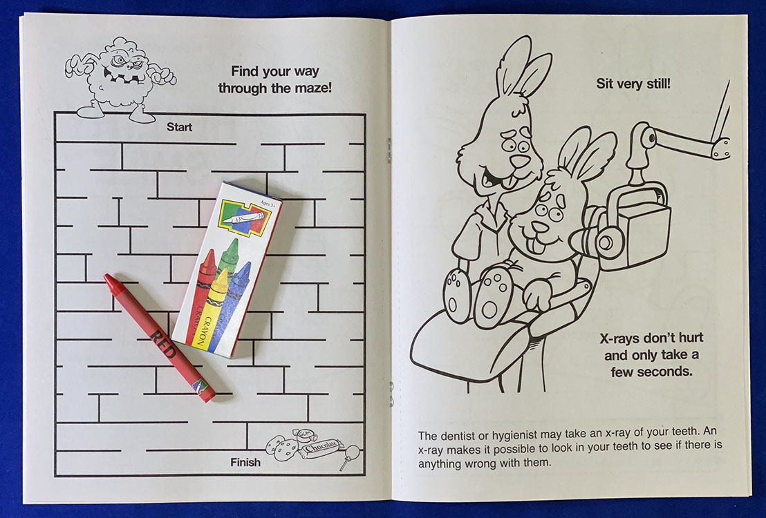 COLORING SET - Always Have A Healthy Smile Coloring Book Fun Pack 1