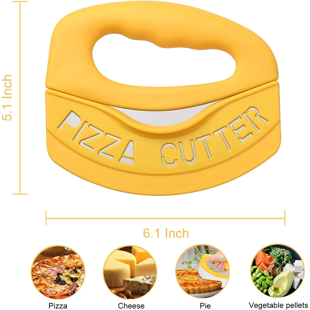 Pizza Cutter Food Chopper 4