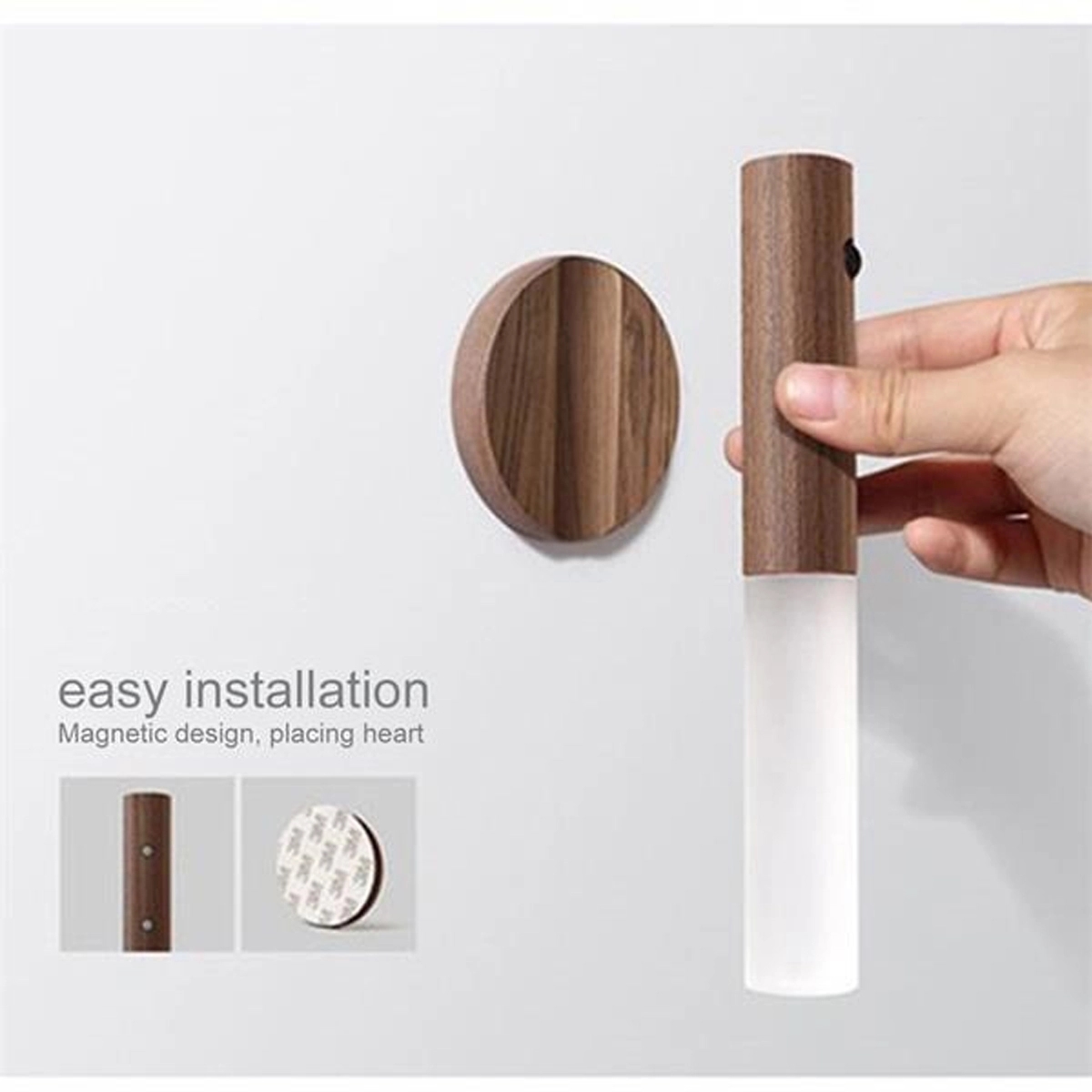 Night Light Smart Motion Sensor Wall Lamp Stairs Corridor LE 6