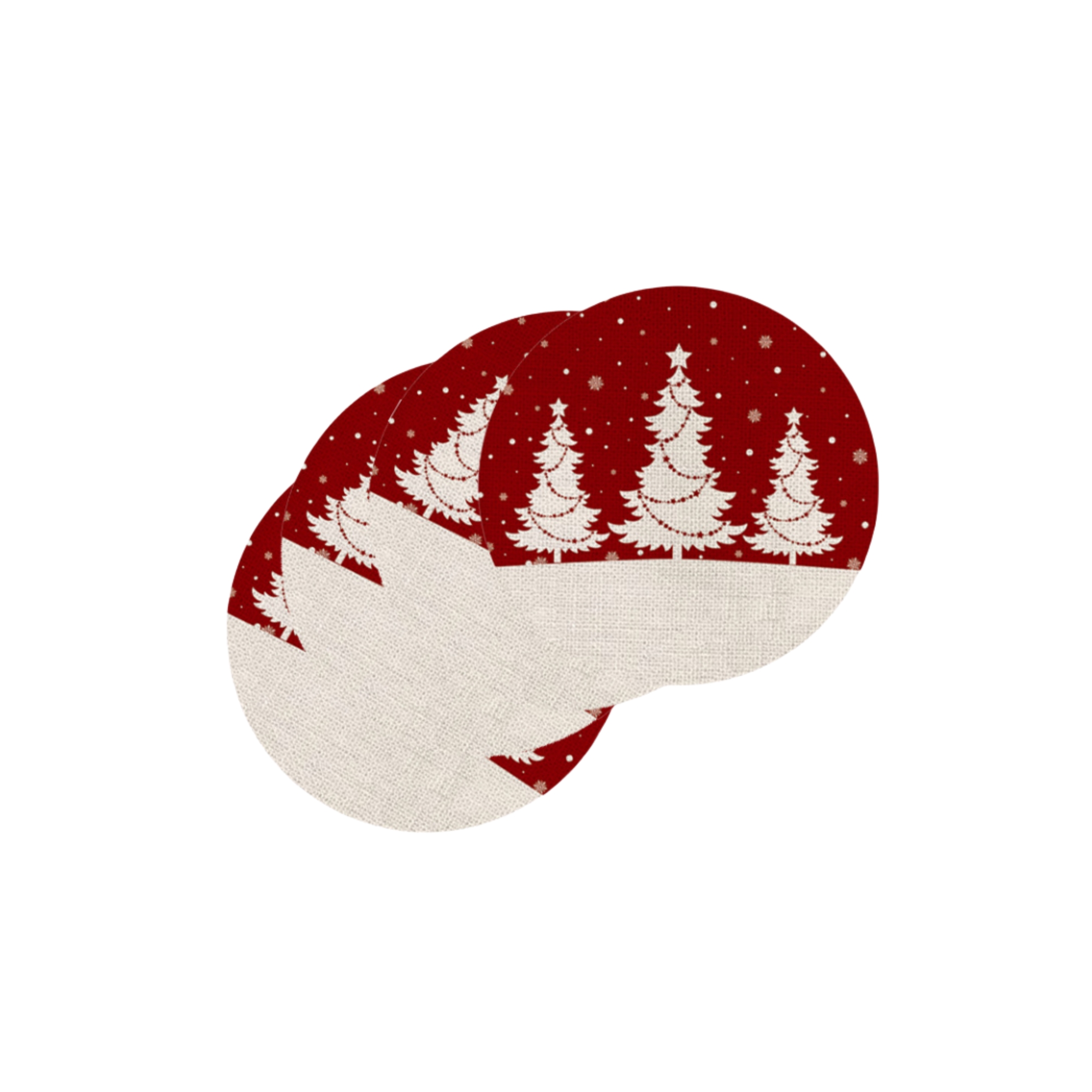 Christmas Background Winter Home Decoration Place Mats 7