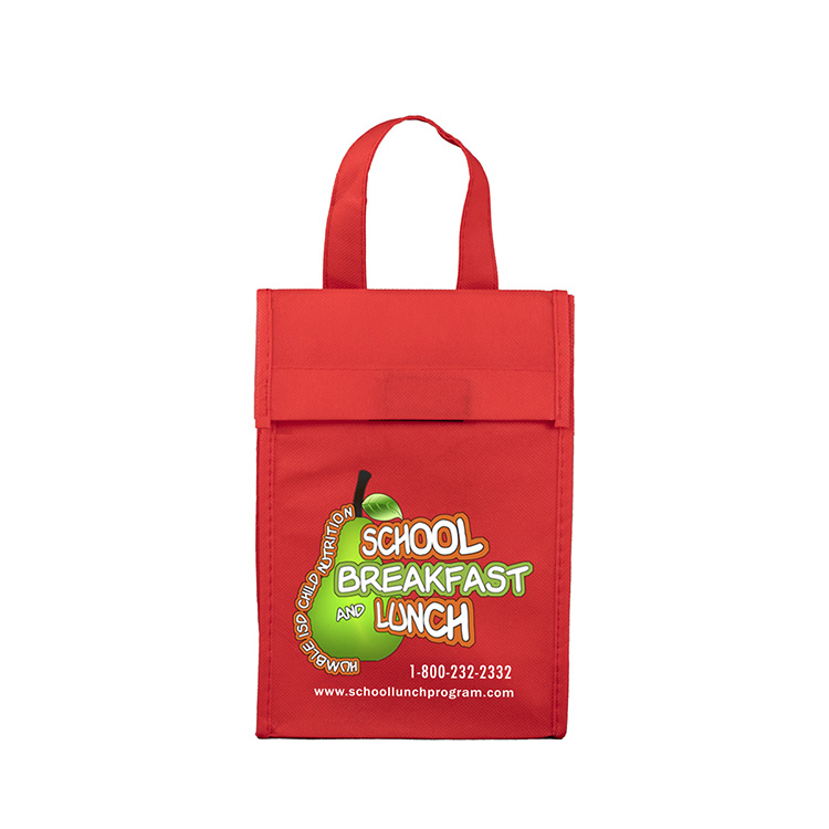 6-1/2"W x 9"H x 3 ½"Gusset - "BAG-IT" Value Priced Lightweight Lunch Tote Bag 21