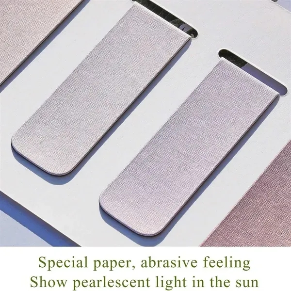 Magnetic Bookmark Clips - Set of 4 Colorful Page Markers 8