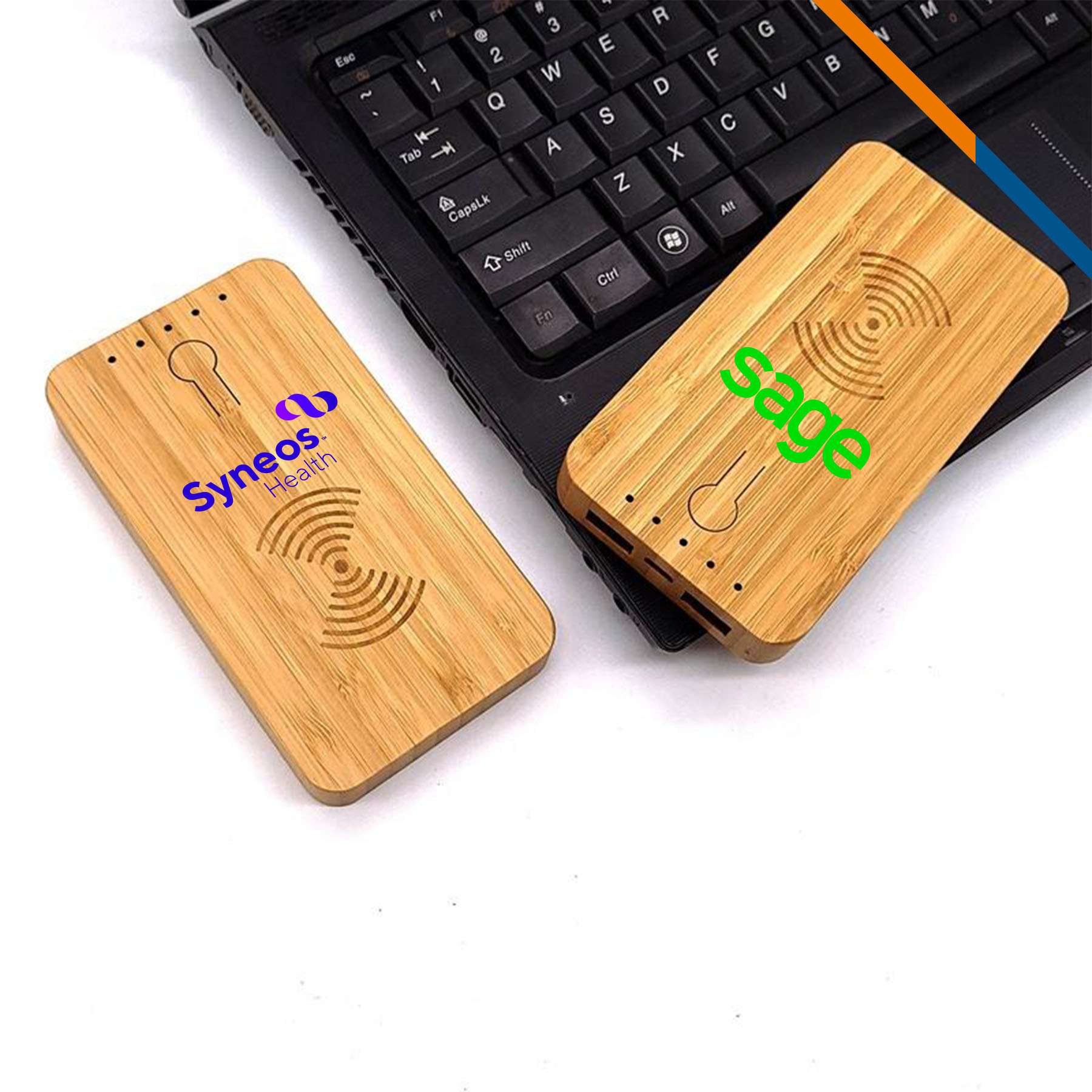 Lica 2in1 Bamboo Wireless Power Bank 2