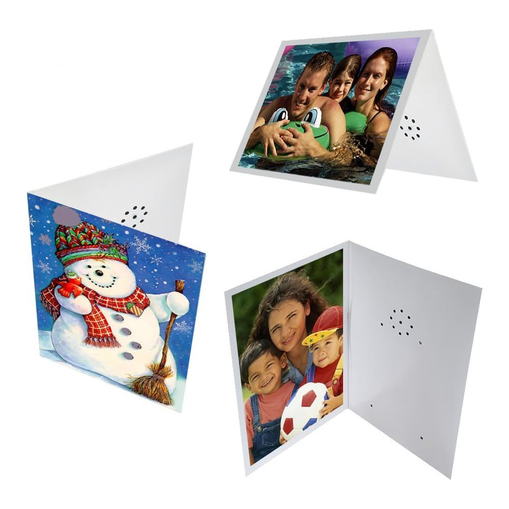 AudioPop Recordable Voice Custom Audio Greeting Card & Direct Mailer - Full Color 2