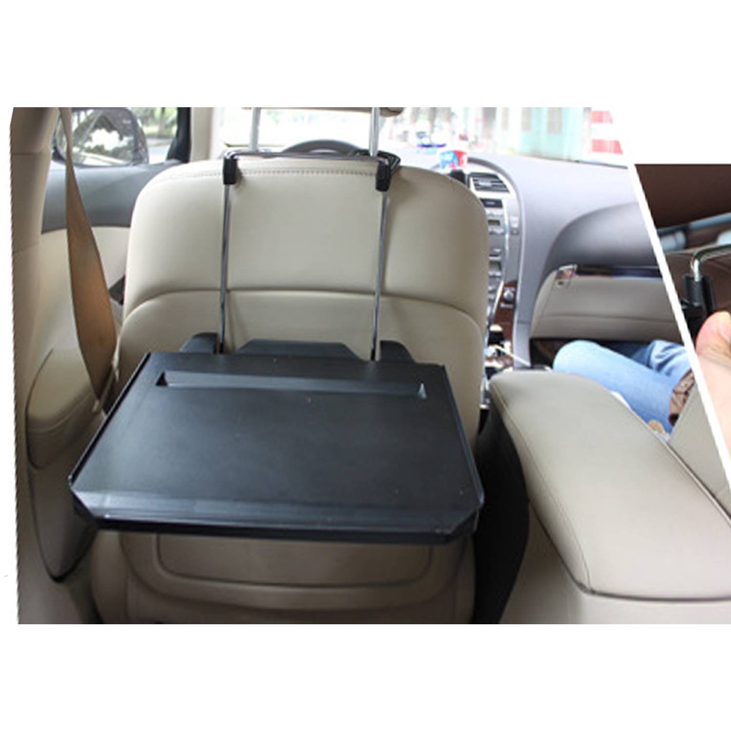 Multifunctional Elastic Mini Hook Table in Car 1