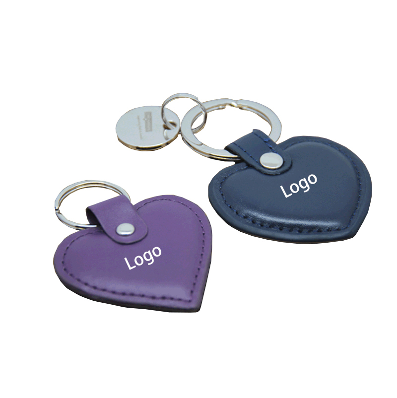 Heart Shape Leather Key Chain 8