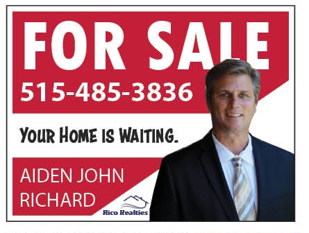 Full Color Corrugated Sign (18"x12") 1