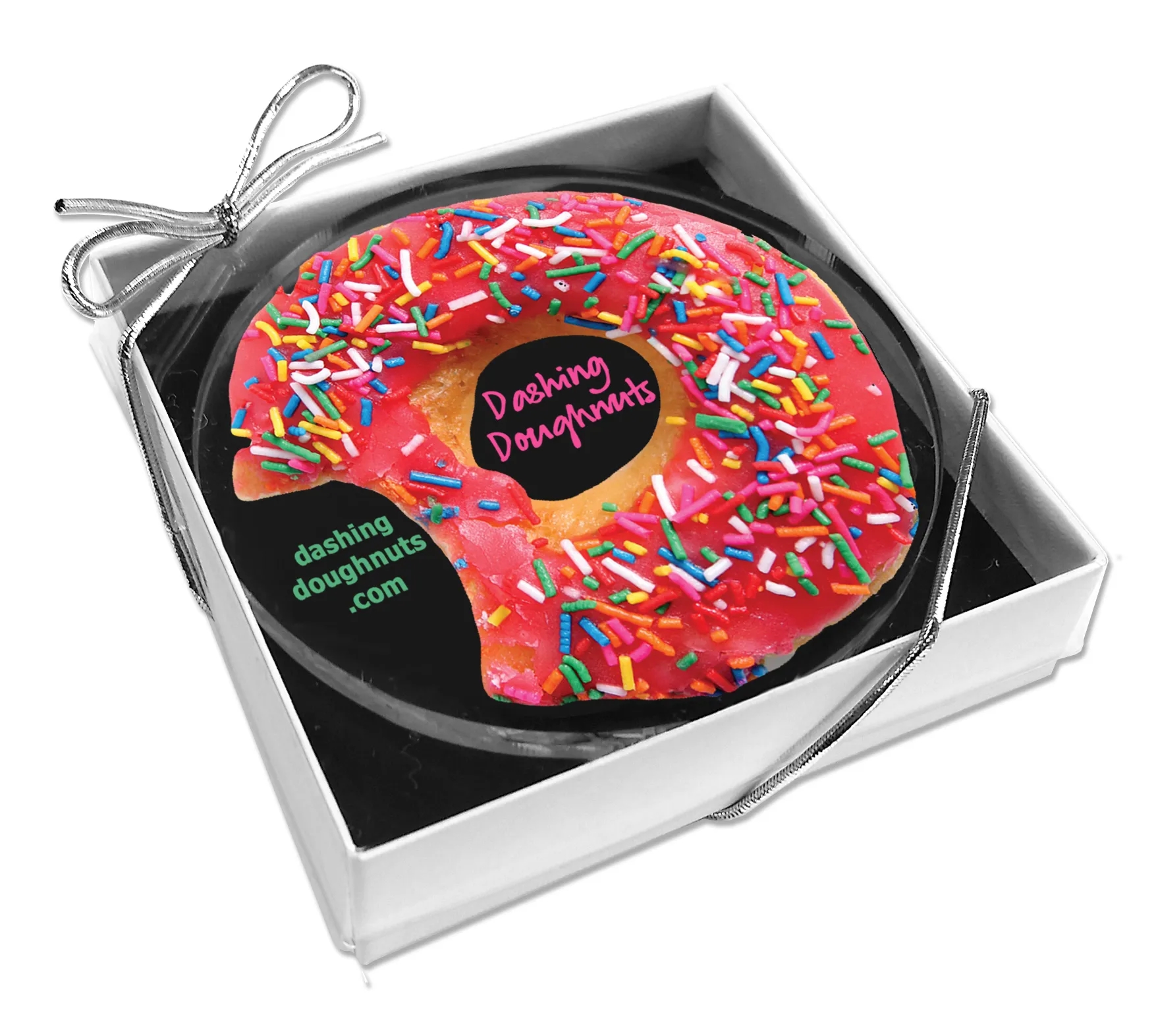Ultra Vivid Color Acrylic Drink Coaster Set of 2