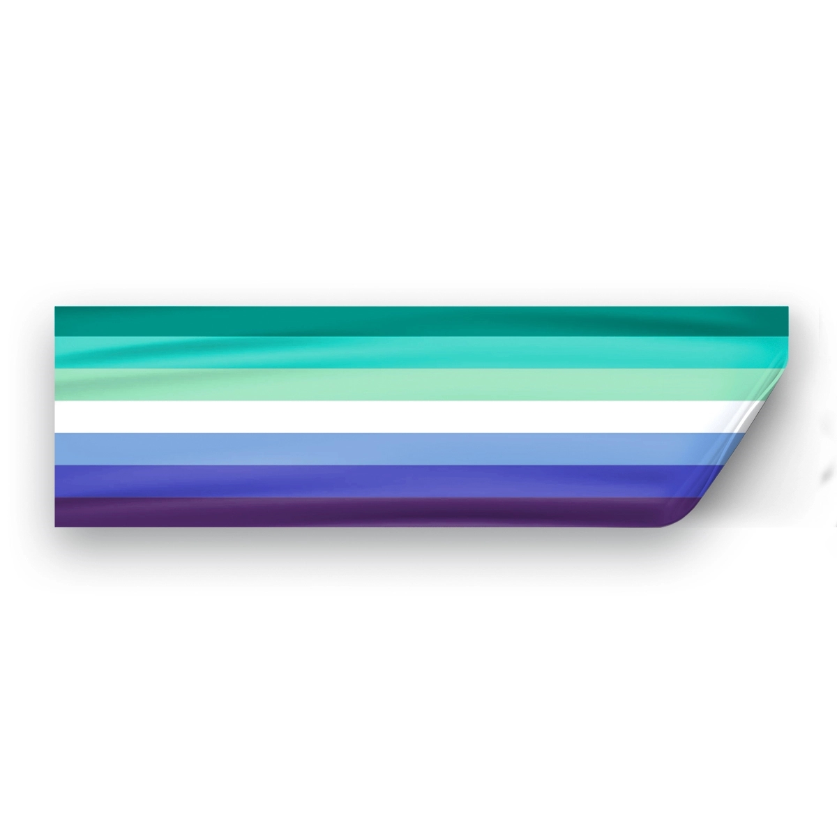 3" x 10" Gay Men Window Decals 1