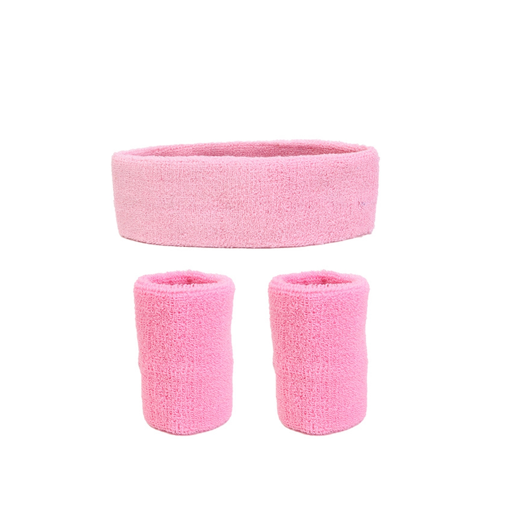 Sweatband  Sports Headband Wristband Set 11