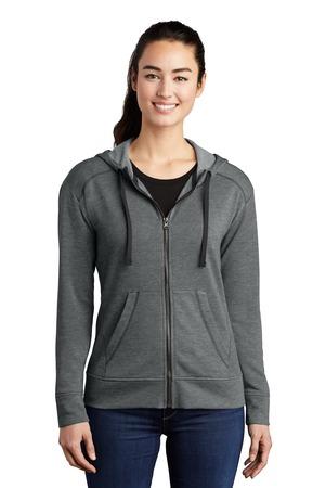Women's PosiCharge Tri-Blend Wicking Fleece Full-Zip Hooded Jacket