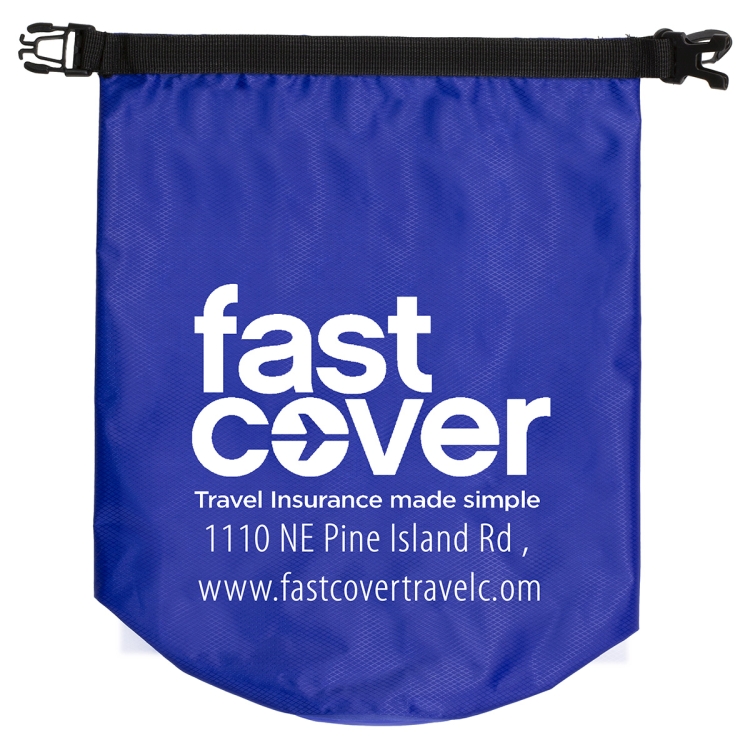 "The Navagio" 5.0 Liter Water Resistant Dry Bag With Clear Pocket Window 23