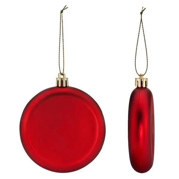 Shatterproof Flat Christmas Ornaments 5