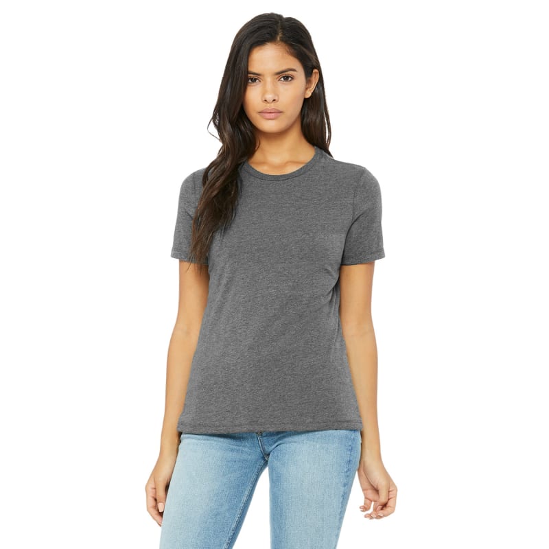 Bella + Canvas Ladies' Relaxed Heather CVC Short-Sleeve T-Shirt 102