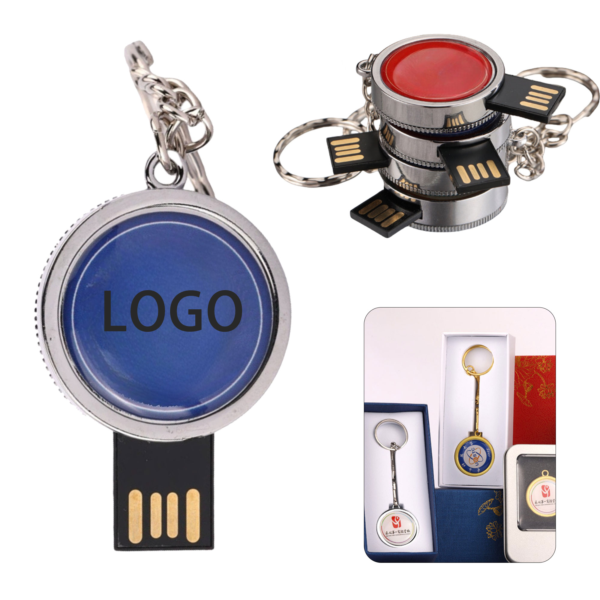 Lightweight 32GB Box Souvenir USB Flash Drive 2