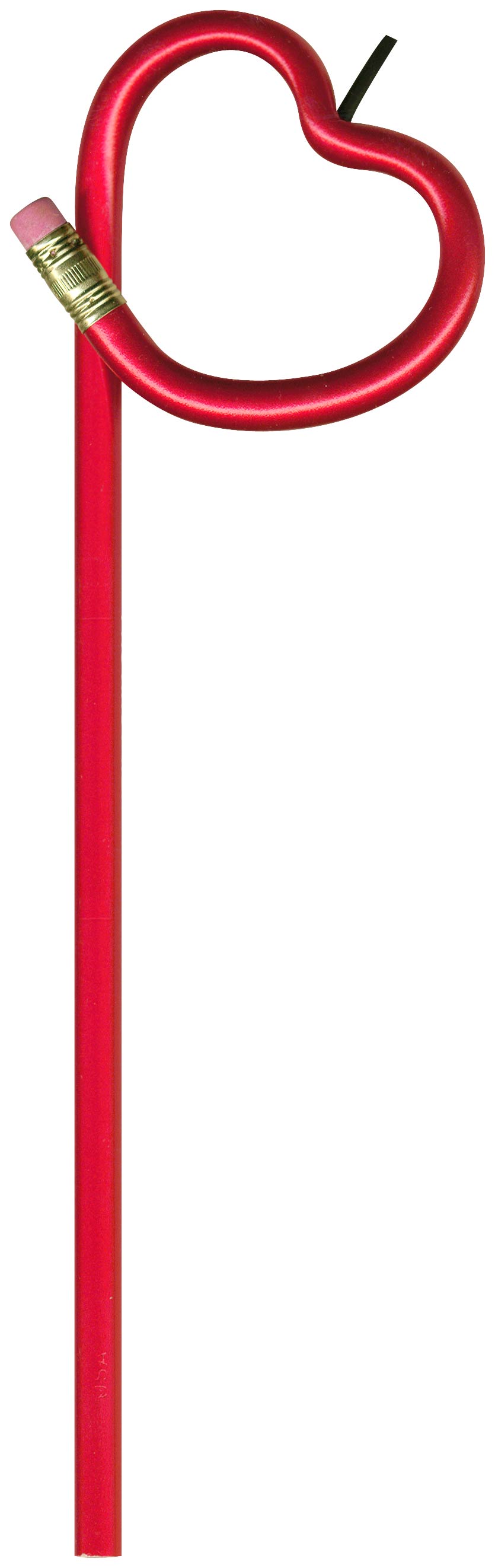 Apple w/Stem Bentcil, Bent #2 Pencil